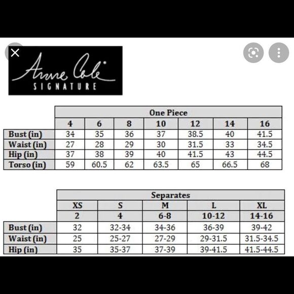 Anne Cole denim/multicolored stripe bikini set.NWT - Picture 10 of 10